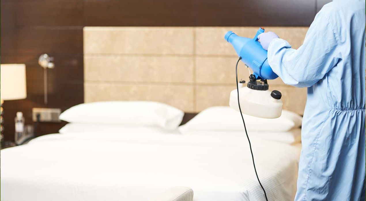 تنظيف الفنادق من الحشرات