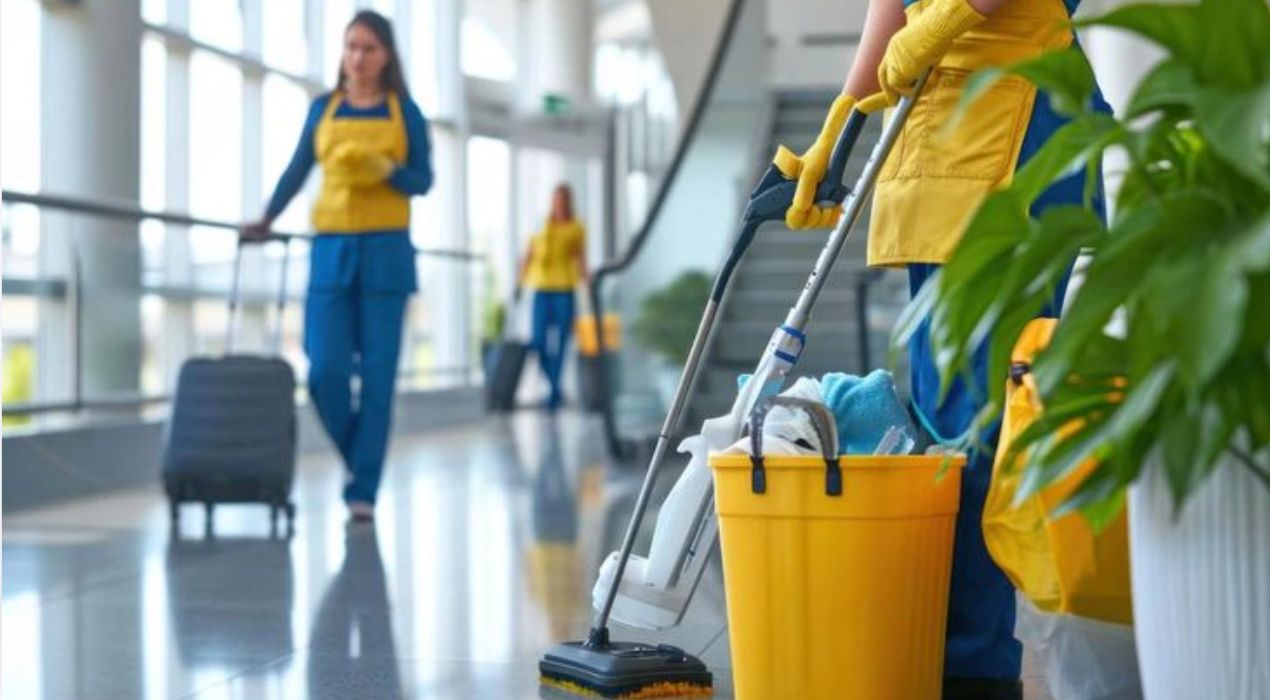 أحدث تقنيات تنظيف المولات