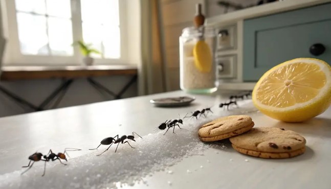 سبب ظهور النمل في المطبخ