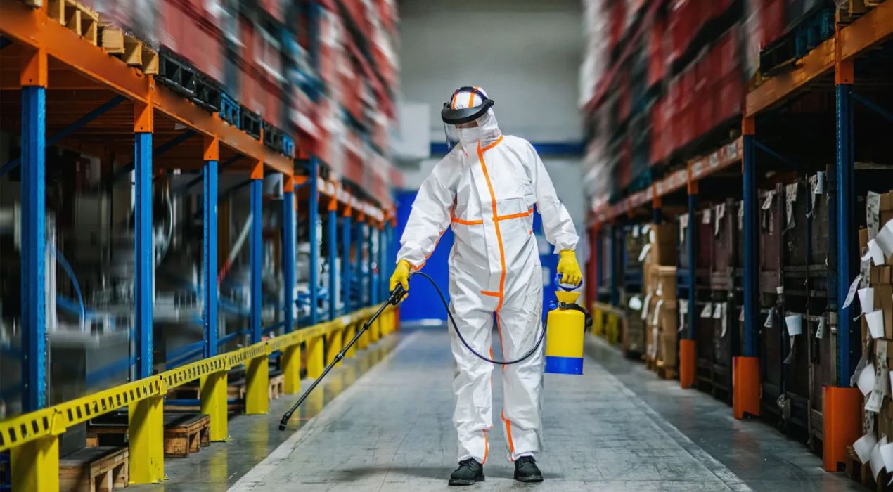 مكافحة الحشرات للمخازن والمستودعات